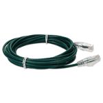 Picture of 15ft Green CAT 6A Slim PVC Ethernet Cable Snagless Clear-Claw RJ-45 M/M