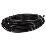 Picture of 165ft Black CAT 6 PVC Ethernet Cable Snagless Bubble Boot Outdoor RJ-45 M/M