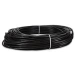 Picture of 165ft Black CAT 6 PVC Ethernet Cable Snagless Bubble Boot Outdoor RJ-45 M/M