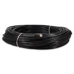 Picture of 165ft Black CAT 6 PVC Ethernet Cable Snagless Bubble Boot Outdoor RJ-45 M/M