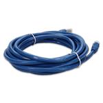 Picture of 16ft Blue CAT 6 Shielded PVC Ethernet Cable Snagless Easy Clear Boot RJ-45 M/M