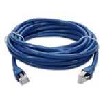 Picture of 16ft Blue CAT 6 Shielded PVC Ethernet Cable Snagless Easy Clear Boot RJ-45 M/M