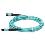 Picture of 2m MPO/UPC to MPO/UPC Aqua OM4 OFNR (Riser-Rated) 16-Strand Fiber Patch Cable