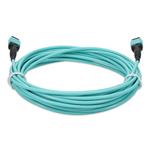 Picture of 2m MPO/UPC to MPO/UPC Aqua OM4 OFNR (Riser-Rated) 16-Strand Fiber Patch Cable