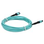 Picture of 2m MPO/UPC to MPO/UPC Aqua OM4 OFNR (Riser-Rated) 16-Strand Fiber Patch Cable