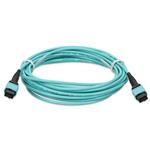 Picture of 2m MPO/UPC to MPO/UPC Aqua OM4 OFNR (Riser-Rated) 16-Strand Fiber Patch Cable