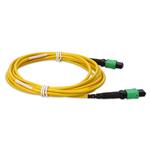 Picture of 2m MPO/APC to MPO/APC Yellow OS2 OFNR (Riser-Rated) 16-Strand SMF Fiber Patch Cable