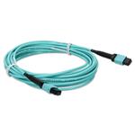 Picture of 3m MPO/UPC to MPO/UPC Aqua OM4 OFNR (Riser-Rated) 16-Strand Fiber Patch Cable