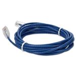 Picture of 17ft Blue CAT 6A Slim PVC Ethernet Cable Snagless Clear-Claw RJ-45 M/M