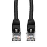 Picture of 18ft Black CAT 6 PVC Ethernet Cable Snagless Bubble Boot RJ-45 M/M