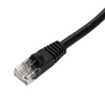Picture of 18ft Black CAT 6 PVC Ethernet Cable Snagless Bubble Boot RJ-45 M/M