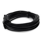 Picture of 18ft Black CAT 6 PVC Ethernet Cable Snagless Bubble Boot RJ-45 M/M