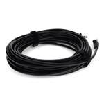 Picture of 18ft Black CAT 6 PVC Ethernet Cable Snagless Bubble Boot RJ-45 M/M