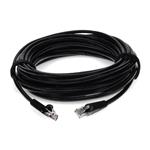 Picture of 18ft Black CAT 6 PVC Ethernet Cable Snagless Bubble Boot RJ-45 M/M