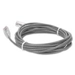 Picture of 18ft Gray CAT 6A Slim PVC Ethernet Cable Snagless Clear-Claw RJ-45 M/M