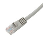 Picture of 10-Pack 10ft Gray CAT 6 PVC Ethernet Cable Snagless Bubble Boot RJ-45 M/M Bulk Bag Packaged, No Twist Ties