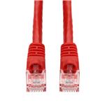 Picture of 1ft Red CAT 6A PVC Ethernet Cable Snagless Bubble Boot RJ-45 M/M
