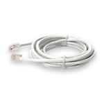 Picture of 1ft White CAT 6 PVC Ethernet Cable Non-Booted RJ-45 M/M