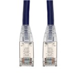 Picture of 1ft Violet CAT 6 Shielded PVC Ethernet Cable Snagless Easy Clear Boot RJ-45 M/M