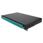 Picture of 19-inch Rack Mount 1U Patch Panel with 24 SC Duplex, Multi-Mode OM4
