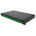 Picture of 19-inch Rack Mount 1U Patch Panel with 48 APC LC Duplex, Single-Mode OS2
