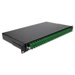 Picture of 19-inch Rack Mount 1U Patch Panel with 48 APC LC Duplex, Single-Mode OS2