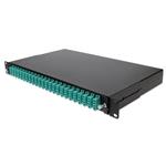 Picture of 19-inch Rack Mount 1U Patch Panel with 48 LC Duplex, Multi-Mode OM4