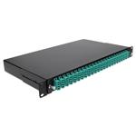 Picture of 19-inch Rack Mount 1U Patch Panel with 48 LC Duplex, Multi-Mode OM4