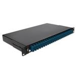 Picture of 19-inch Rack Mount 1U Patch Panel with 48 UPC LC Duplex, Single-Mode OS2