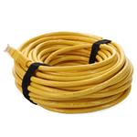 Picture of 20ft Yellow CAT 6 PVC Ethernet Cable Snagless Bubble Boot RJ-45 M/M