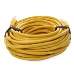 Picture of 20ft Yellow CAT 6 PVC Ethernet Cable Snagless Bubble Boot RJ-45 M/M
