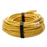 Picture of 20ft Yellow CAT 6 PVC Ethernet Cable Snagless Bubble Boot RJ-45 M/M