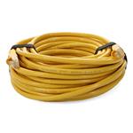 Picture of 20ft Yellow CAT 6 PVC Ethernet Cable Snagless Bubble Boot RJ-45 M/M