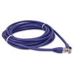 Picture of 20ft Purple CAT 6A PVC Ethernet Cable Snagless Easy Clear Boot TAA RJ-45 M/M