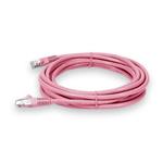 Picture of 20ft Pink CAT 6 Shielded PVC Ethernet Cable Snagless Easy Clear Boot RJ-45 M/M