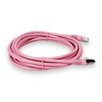 Picture of 20ft Pink CAT 6 Shielded PVC Ethernet Cable Snagless Easy Clear Boot RJ-45 M/M