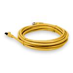 Picture of 20ft Yellow CAT 6 Shielded PVC Ethernet Cable Snagless Easy Clear Boot RJ-45 M/M