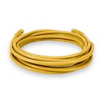 Picture of 20ft Yellow CAT 6 Shielded PVC Ethernet Cable Snagless Easy Clear Boot RJ-45 M/M