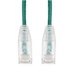 Picture of 20ft Green CAT 6 Slim PVC Ethernet Cable Snagless Clear-Claw RJ-45 M/M