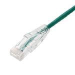 Picture of 20ft Green CAT 6 Slim PVC Ethernet Cable Snagless Clear-Claw RJ-45 M/M