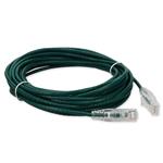 Picture of 20ft Green CAT 6 Slim PVC Ethernet Cable Snagless Clear-Claw RJ-45 M/M