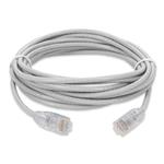 Picture of 20ft White CAT 6A Slim PVC Ethernet Cable Snagless Clear-Claw RJ-45 M/M