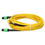 Picture of 6m MPO/APC to 2xMPO/APC Yellow OS2 OFNR (Riser-Rated) 24-Strand SMF Fiber Fanout Cable