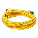 Picture of 6m MPO/APC to 2xMPO/APC Yellow OS2 OFNR (Riser-Rated) 24-Strand SMF Fiber Fanout Cable