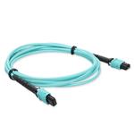 Picture of 5m MPO/UPC to MPO/UPC Aqua OM4 OFNR (Riser-Rated) 24-Strand Fiber Patch Cable
