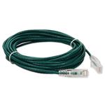 Picture of 24ft Green CAT 6 Slim PVC Ethernet Cable Snagless Clear-Claw RJ-45 M/M