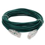 Picture of 24ft Green CAT 6 Slim PVC Ethernet Cable Snagless Clear-Claw RJ-45 M/M