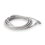 Picture of 25ft White CAT 5E PVC Ethernet Cable Snagless Bubble Boot RJ-45 M/M