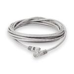 Picture of 25ft White CAT 5E PVC Ethernet Cable Snagless Bubble Boot RJ-45 M/M