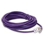 Picture of 25ft Purple CAT 5E PVC Ethernet Cable Non-Booted RJ-45 M/M
